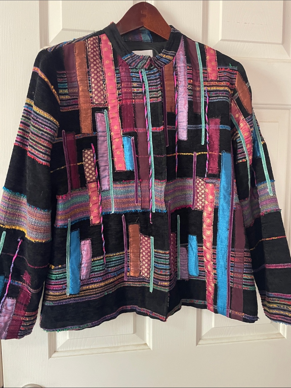 VTG DRAPERS & DAMONS PATCHWORK JACKET
